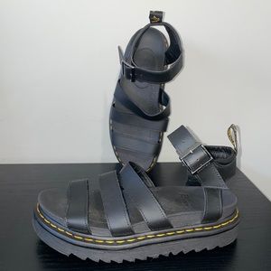 Dr. Martens Blaire Leather Strap Gladiator Sandals Women’s Ladies size 9